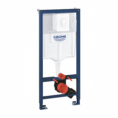 Система инсталляции для унитазов Grohe Rapid SL 38722001 3 в 1 с кнопкой смыва