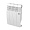 Биметаллический секционный радиатор отопления Royal Thermo Biliner 350 / Bianco Traffico / 1 секция