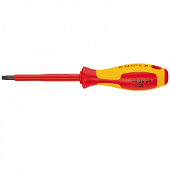 Отвертка KNIPEX Torx TX10 VDE, 160 мм, диэлектрическая