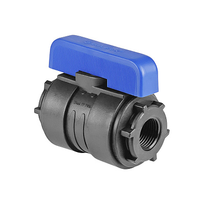 Кран шаровой Valfex ПНД компрессионный ВР/ВР разборный 1/2x1/2 Ду20