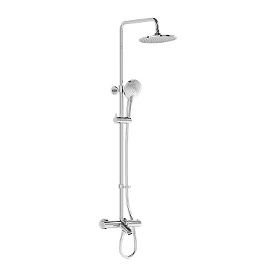 Душевая система Vitra Aquaheat Joy 220B, хром
