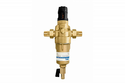 Фильтр механической очистки горячей воды BWT Protector mini H/R HWS, с редуктором давления, 3/4
