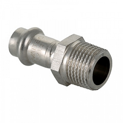 Соединитель VALTEC нерж. сталь с нар.р. 15х3/4