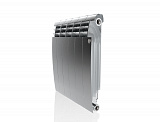 Биметаллический секционный радиатор отопления Royal Thermo Biliner Satin Silver 500 / 6 секций