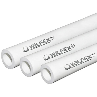 Труба полипропиленовая Valfex SDR 11 PN 10 D125х11,4 мм, 4м БЕЛАЯ