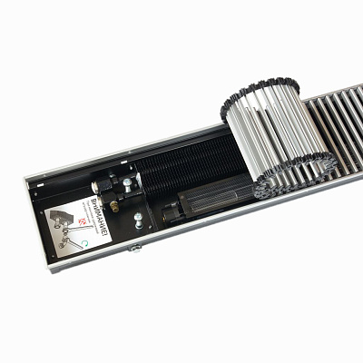 Внутрипольный конвектор с вентилятором KVZ Vent 300-70-1800-4V