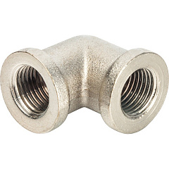 Угольник Stout внутренняя резьба никелированный 1х3/4, арт. SFT-0014-000134