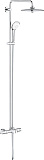 Душевая система Grohe Euphoria 260 для ванны поворотная с термостатом, с изливом, хром 27475002