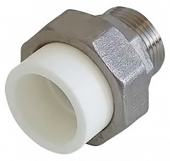 Муфта полипропиленовая Kalde разъемная, 25 x 1/2 НР
