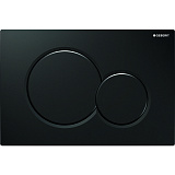 Кнопка смыва Geberit Sigma 01 двойной смыв, чёрный 115.770.DW.5