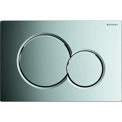 Кнопка смыва Geberit Sigma 01 двойной смыв, хром глянц. 115.770.21.5