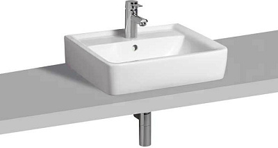 Раковина накладная Geberit Renova Nr. 1 Plan 55x44 белая
