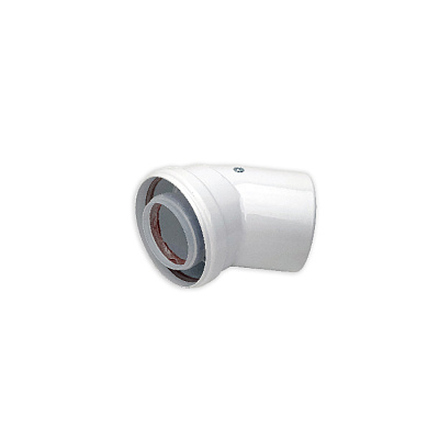 Угол Camino 45 градусов 80/125 mm Condensing (мама-папа) (CE.00.66 C)
