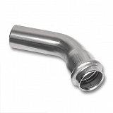 Отвод Sanha 9040, 45 гр. ВПр-НПр, нержавеющая сталь, 28