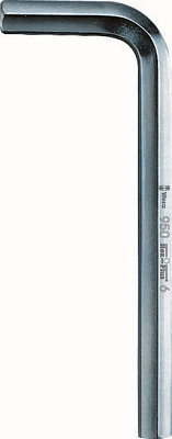 Г-образный ключ WERA 950 L хром, 10 x 219 мм