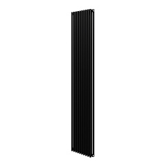 Стальной трубчатый радиатор отопления Royal Thermo Shift R22 C2180 - 10 секций RAL9005m (черный)