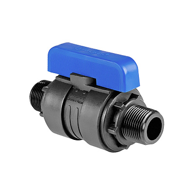 Кран шаровой Valfex ПНД компрессионный НР/НР разборный 1/2x1/2 Ду20