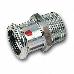 Ниппель Sanha 24243G, переходной ВПр-НР, углеродистая сталь, 35x1