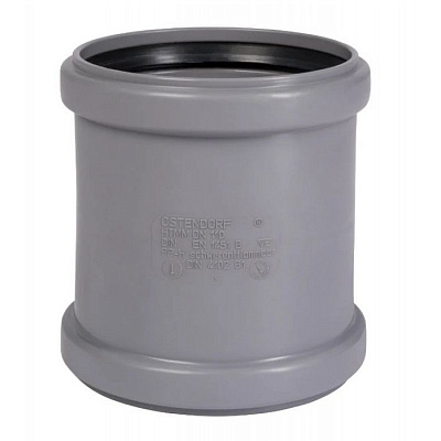 Муфта двойная для внутренней канализации Ostendorf HTMM 110