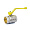 Кран шаровой LD 47.20.B-B.Р.GAS газовый, внутренняя резьба, 3/4, рычаг