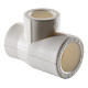 Тройник полипропиленовый переходной VALTEC PPR 75-40-75 мм