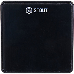 Датчик комнатной температуры Stout C-8r беспроводной, черный (STE-0101-008011)