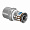 Штуцер Uponor S-Press PLUS 20 x 3/4 НР, 10 бар, латунь