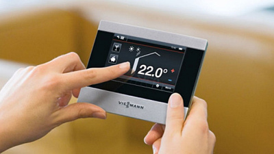Напольный газовый котел отопления Viessmann Vitogas 100-F 35 кВт с Vitotronic 200 Тип KO2B GS1D881