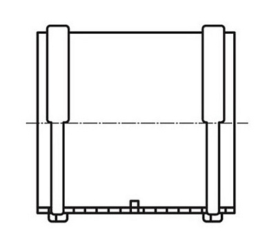 Муфта двухраструбная Rehau 110 (арт. 11214941001)