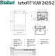 Настенный газовый двухконтурный котел отопления Vaillant turboFIT VUW 242/5-2