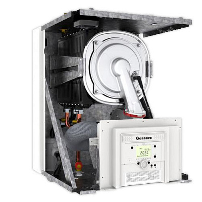 Настенный газовый конденсационный одноконтурный котел отопления Gassero Wallcon Xtreme 100 кВт