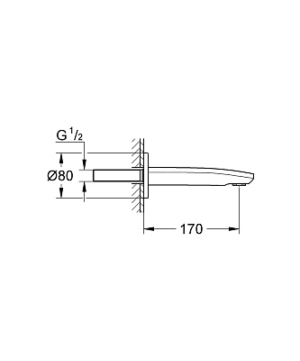 Излив для ванны Grohe Eurostyle Cosmopolitan 13276002