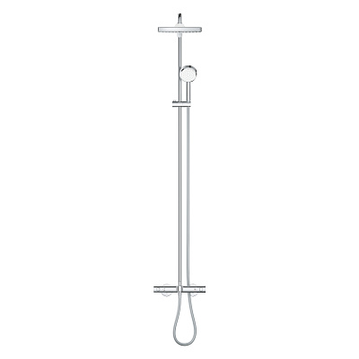 Душевая система Grohe Tempesta Cosmopolitan 250 с термостатом и изливом, хром