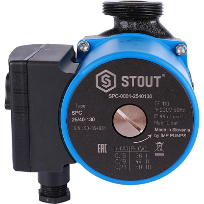 Циркуляционный насос Stout 25/40-130