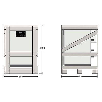 Напольный газовый котел отопления, атмосферный Kentatsu Kobold S-05