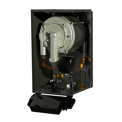 Настенный газовый конденсационный одноконтурный котел отопления Warm PREMIX 49 кВт с насосом
