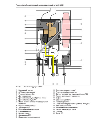 Настенный газовый конденсационный котел отопления Wolf FGB-K-24