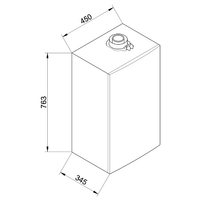 Настенный газовый конденсационный котел отопления Baxi LUNA Platinum+ 1,12 GA