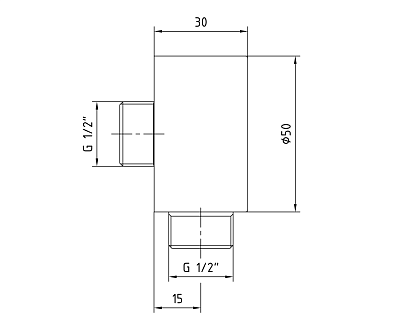 Подключение душевого шланга E.C.A. Minimal 102126634