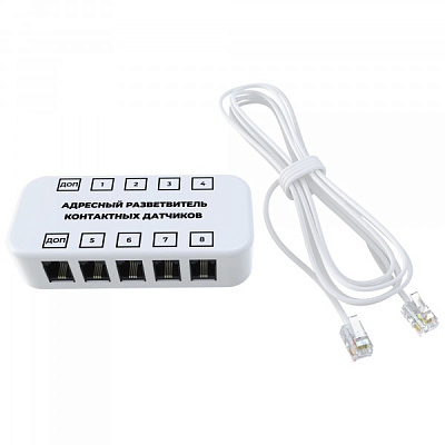 Разветвитель для контактных датчиков EctoControl адресный RS485 (Modbus) (ES-SIWS-03)