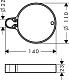 Мыльница для душевой штанги Hansgrohe Cassetta C 28678000