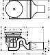 Сифон для душа Hansgrohe Raindrain 90 XXL 60067000