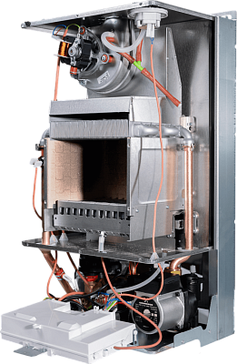 Настенный газовый двухконтурный котел отопления Italtherm CITY CLASS 30 F (WB) белая панель с кнопками (301051B12)