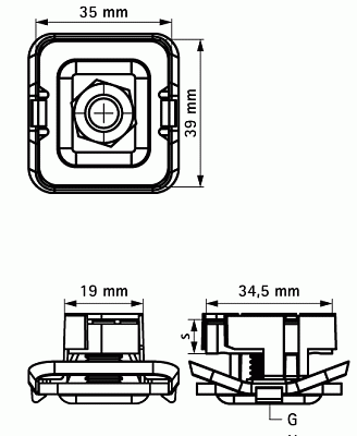 Монтажная гайка Walraven BIS RapidStrut Монтажная гайка G2 (BUP1000) M10