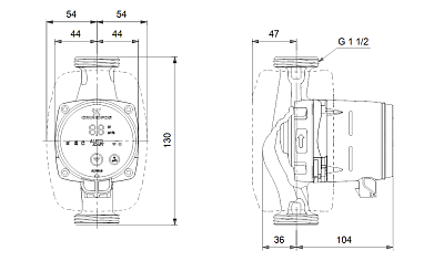 Циркуляционный насос Grundfos ALPHA3 25-40 130