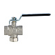 Кран шаровой Stout с фильтром 1 1/4 , рычаг