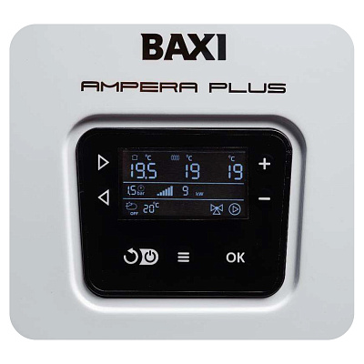 Электрический котёл отопления одноконтурный настенный Baxi Ampera Plus 6 (E8403206--)