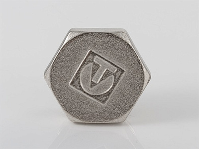 Пробка резьбовая VALTEC 1/2 наружная резьба, никелированная латунь