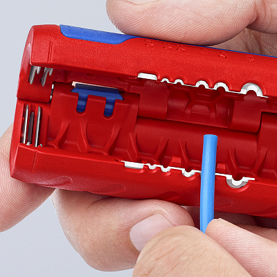 Труборез-стриппер KNIPEX для гофротрубы, 13-32 мм, зачистка: 0.2-4 мм?, длина 100 мм, SB