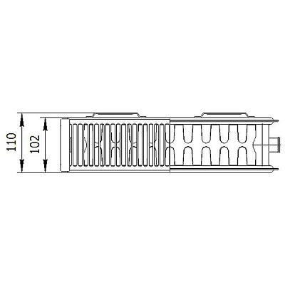 Стальной панельный радиатор отопления Лемакс С22/500/ 1800
